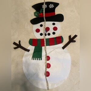Christmas Snowman Wall Decoration